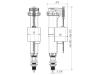 Изображение Впускной механизм 3/8', вертикальный