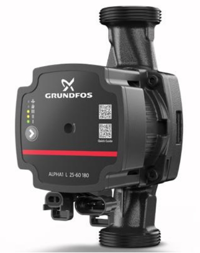 Attēls Cirkulācijas sūknis GRUNDFOS ALPHA 1 25-60