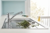 Picture of GROHE StartEco Kitchen Tap with 140° Swivel Range Chrome