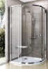 Picture of Shower enclosure PIVOT PSKK3-90, r-500, bright alu/glass Tansparent