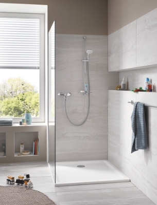 Изображение Смеситель однорычажный для душа, GROHE Eurosmart New, хром