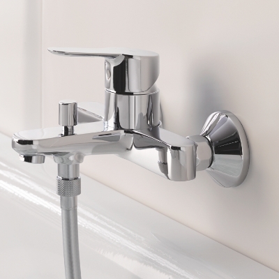 Picture of BauEdge Single-lever bath/shower mixer 1/2″