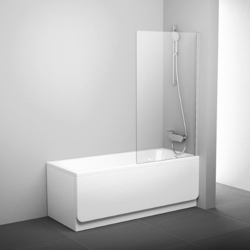 Picture of Bathtub Screen PVS1-80 (Alubright gloss+transparent)