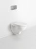 Picture of WC O.Novo Rimless, wall mount, 360x560 mm, with seat cover QR/SC, white