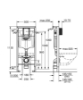 Picture of Built-in frame for pot RAPID SL 2-1, wall bracket