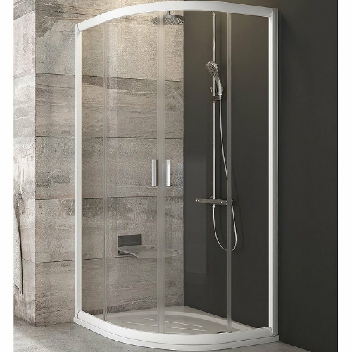 Picture of Blix BLCP4-90  Shower Enclosure (white+transparent)