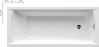 Picture of Bathtub CLASSIC 160x70, snowwhite