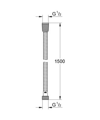 Picture of Relexaflex Metal Long-Life Metal shower hose 1500