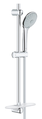 Picture of Shower set Euphoria 110 Massage III, 3 modes, with shower rod 600 mm and shelf, chrome