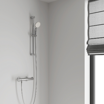 Picture of Shower set Tempesta 100 I, 1 mode, with shower rod 600 mm, chrome