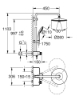 Picture of Shower system with thermostat SmartControl Euphoria Mono 260