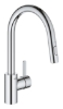 Picture of Kitchen sink mixer with retractable shower Eurosmart Cosmo