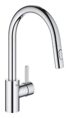 Picture of Kitchen sink mixer with retractable shower Eurosmart Cosmo