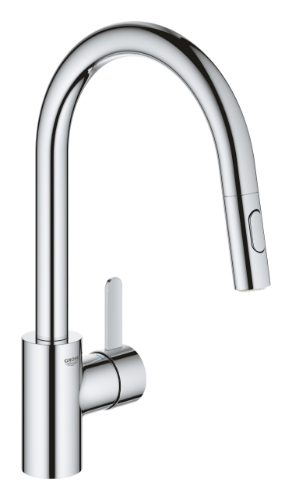 Picture of Kitchen sink mixer with retractable shower Eurosmart Cosmo