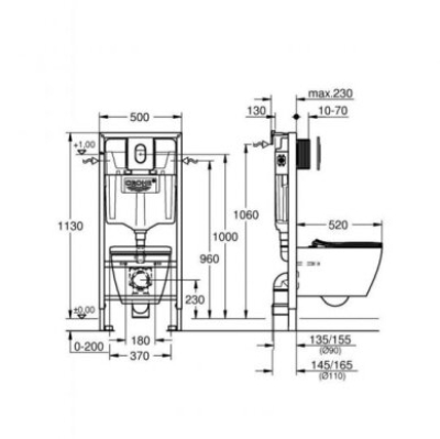 Picture of WC setGrohe SOLIDO 101046SH0H