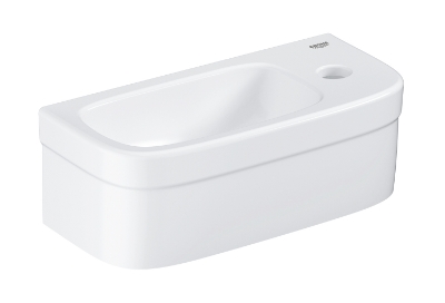 Picture of Washbasin EuroCeramic, 370x180 mm, white