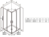 Изображение Душевой уголок BLSRV2-90 черный+прозрачное стекло