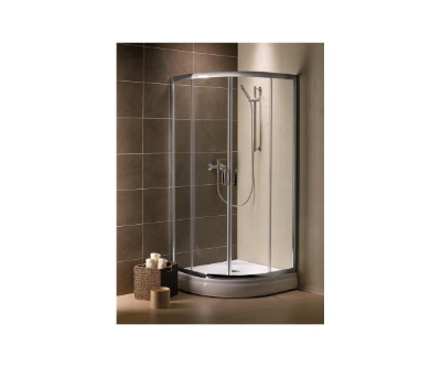 Picture of Shower enclosure Premium Plus A 90x90, h-1900, chrome profile, fabric glass