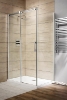 Picture of Shower enclosure Espera KDJ 100x80, h-2000 mm, chrome profile, satin glass, left side