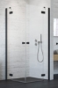 Picture of Shower enclosure Essenza New KDD, 100x100, h-2000, black profile, transparent glass