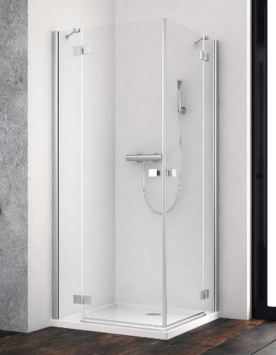 Picture of Shower enclosure Essenza New KDD, 100x100, h-2000, chrome profile, transparent glass