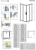 Picture of Shower enclosure Idea Black KDD 120x90, h-2005, black profile, transparent glass