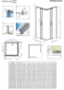 Picture of Shower enclosure Espera KDD 90x90, h-2000mm, chrome profile, transparent glass