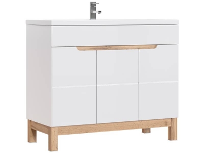 Picture of Bathroom cabinet Bali White 825, 100 cm (for washbasin 710015)