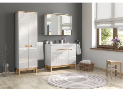 Picture of Bathroom cabinet Bali White 825, 100 cm (for washbasin 710015)