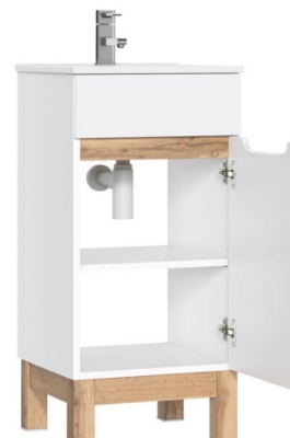 Picture of Bathroom cabinet Bali White 823, 40cm (for washbasin 710007)