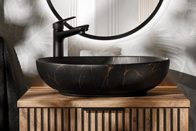 Picture of Countertop washbasin Mona 520 mm, matt black