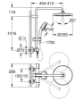 Picture of Shower system with Tempesta 250 thermostat, chrome