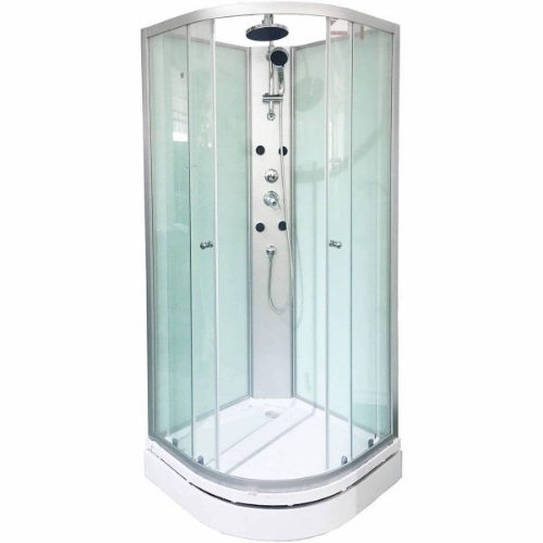 Picture of Shower cabin 85x85x200cm, behind. glasses matte, for.glass transparent