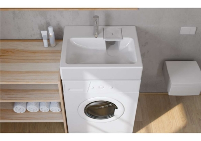 Изображение Раковина на стиральную машину Compactino 600x600, белая