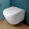 Picture of WC with QR / SC cover Subway 3.0 Rimless, wall mounted, 370x560 mm, TwistFlush, SupraFix, White