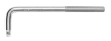 Picture of 1/2" socket L-shape extension handle wrench, 254 mm long, CrV