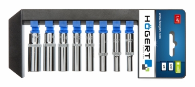 Picture of 1/4" Deep socket set 50mm, 8 pcs