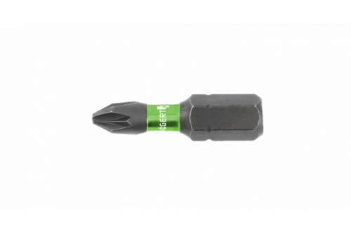 Picture of Impact screwdriver bit PZ2, 25 mm, S2 steel, PROFI, 5 pcs