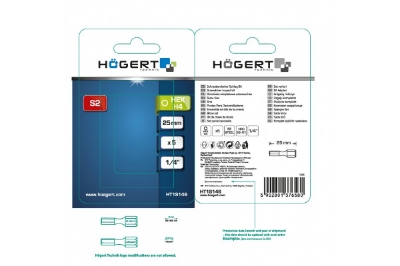 Picture of Impact screwdriver bit HEX4, 25 mm, 5- piece blister