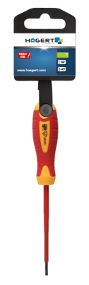 Picture of Insulated screwdriver SL2,5 x 75 mm, 1000 V, S2 steel