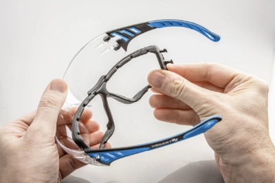 Picture of Safety goggles transparent/blue