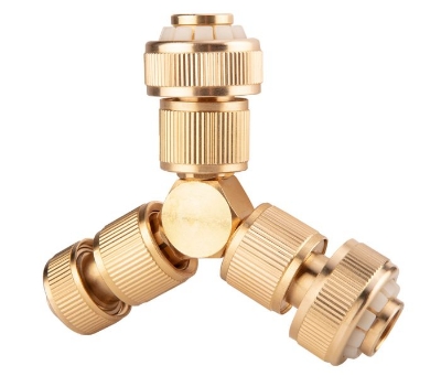 Picture of Coupler for three connectors, brass