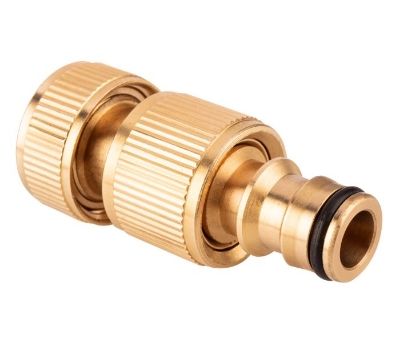 Picture of Coupler for two connectors, brass