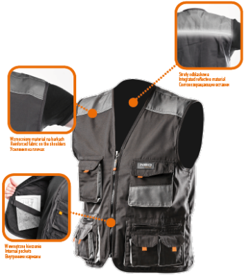 Picture of Working vest, size S/48