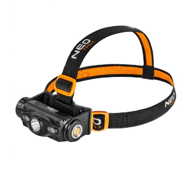 Picture of Headlamp rechargeable USB 1000 lm red / blue CREE LED + LED