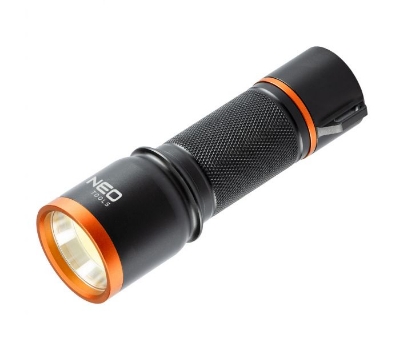 Attēls Kabatas lukturis 3W, 200 lm, 200m, LED COB, IP20, 3xAA