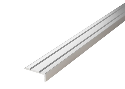 Изображение Профиль для ступенек G326 Silver 25X10mm/93cm