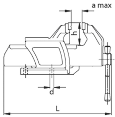 Изображение Тиски поворотные 150 mm