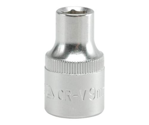 Изображение Головка накидная, шестигранная, CrV, 1/2 9mm