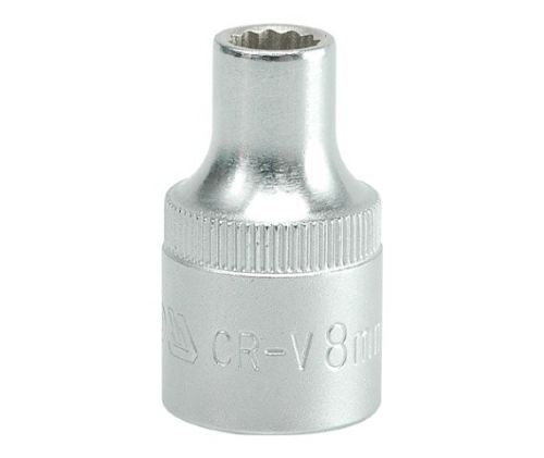 Picture of Bihexagonal socket 8 mm, 1/2', CrV